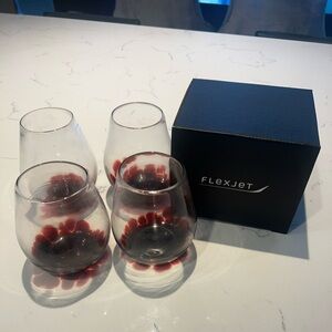 ⭐️🌴NIB 6 FlexJet Glassware Set of 6